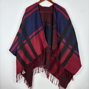 Superdry Tartan Patterned Shawl